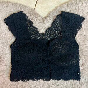 Black Lace Top